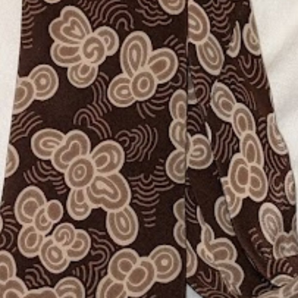 Vintage Ted Lapidus Paris silk tie, hand made in Italy
